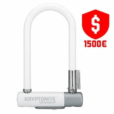 Antivol Vélo Kryptolok Mini 7 Blanc - Kryptonite