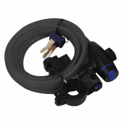 Antivol Vélo Spirale Fixation Sur Cadre 180 Cm X 12 Mm - Oxford