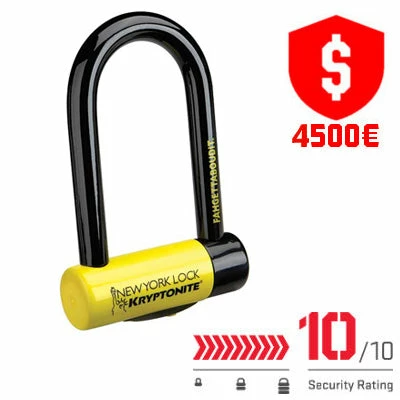 Antivol Vélo U à Clé New York Fahgettaboudit Mini Kryptonite – Image 3