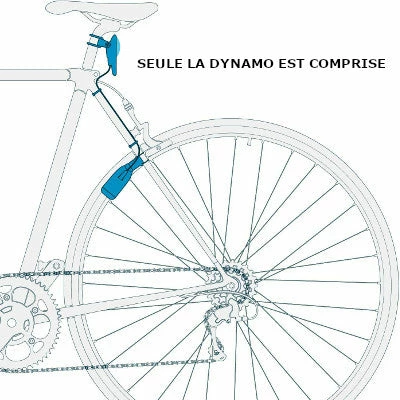 Dynamo De Jante Vélo Sans Contact Pour Feu Nova Reelight – Image 5