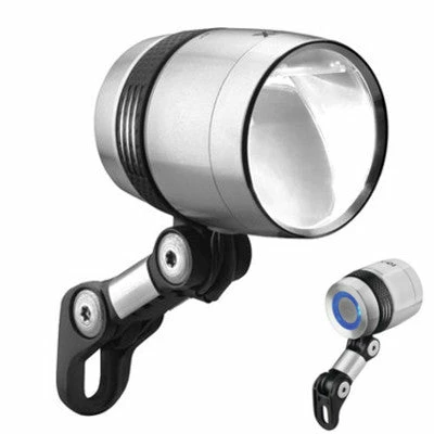 Busch-mueller Eclairage Vélo 100 Lux Sur Fourche IQ-X Argent Busch And Muller