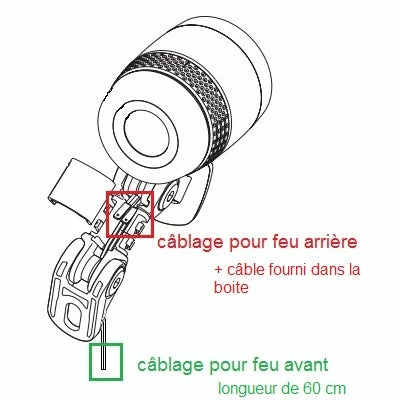 Busch-mueller Eclairage Vélo 100 Lux Sur Fourche IQ-X Argent Busch And Muller – Image 6