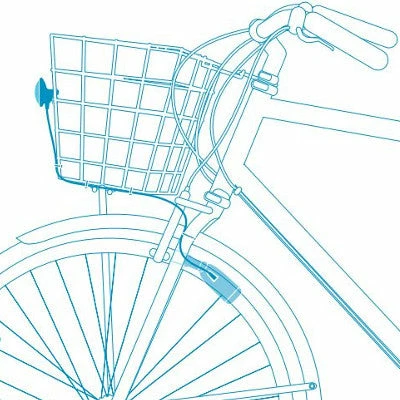 Feu Avant Sans Piles Sur Panier Vélo Reelight Nova – Image 5