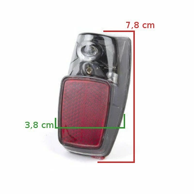 Ikzi Light Feu De Vélo Arrière Sur Garde Boue à Pile – Image 4