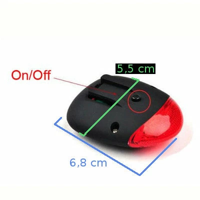 Jing Yi Feu Solaire Arrière Pour Vélo – Image 6