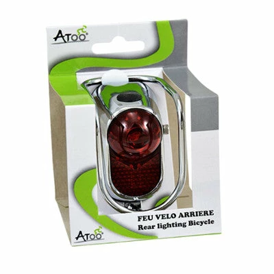 ATOO Feu Vélo LED Arrière Vintage Sur Garde Boue 10 Lux – Image 2