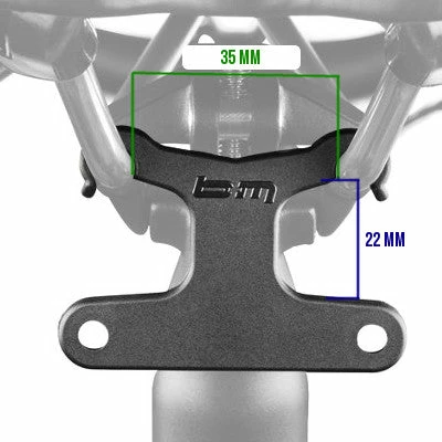 Busch-mueller Fixation éclairage Arrière Vélo Sur Rails De Selle – Image 2