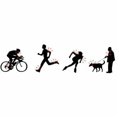 Paire De Bracelets Jaunes Réfléchissants Cyclisme Ryu Wowow – Image 4