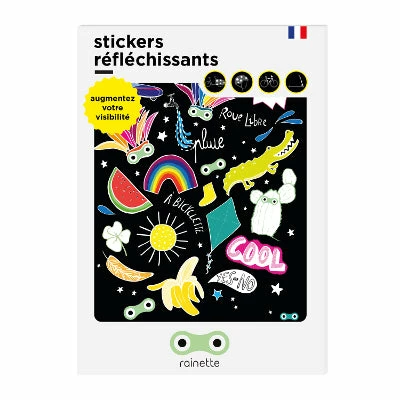 Planche De Stickers Réfléchissants Grand Format Rainette – Image 7