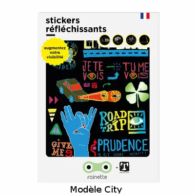 Planche De Stickers Réfléchissants Grand Format Rainette – Image 2