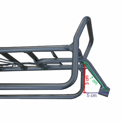 Ostand Porte Bagage Avant 26 Ou 28 Pouces - Noir – Image 2