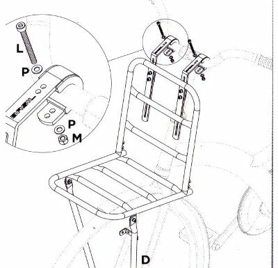 Porte Bagage Avant Large Du Vélo BASIL – Image 2