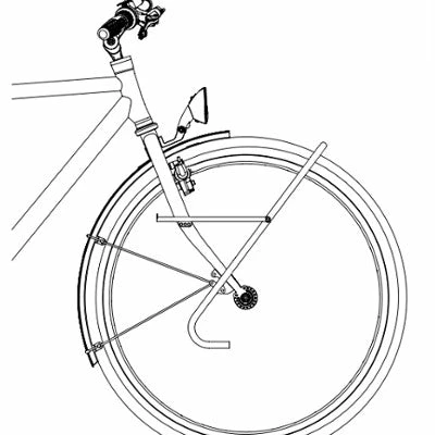 Porte Bagage Lowrider Tara Vélo 26/28 Pouces Noir Tubus – Image 3