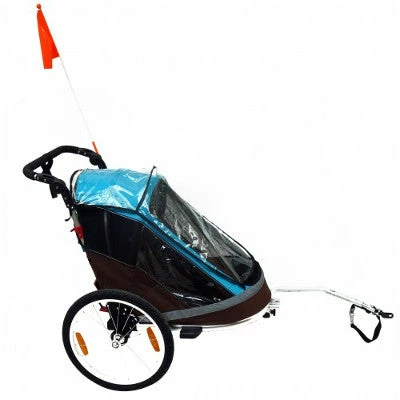 Remorque Vélo Pliable Pour 2 Enfants Maxxus – Image 5