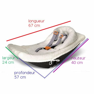 Weber Et Melia Siège Bébé Coque Weber Pour Remorques Vélo Enfant – Image 4