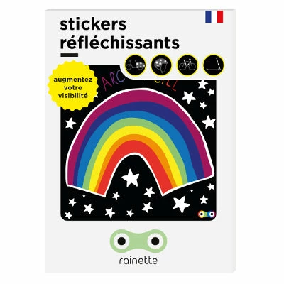 Sticker Réfléchissant Autocollant Vélo Rainette – Image 4