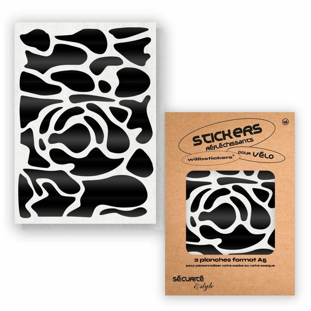 Stickers Réfléchissants Pour Cadre De Vélo Motif Camo Will B – Image 2