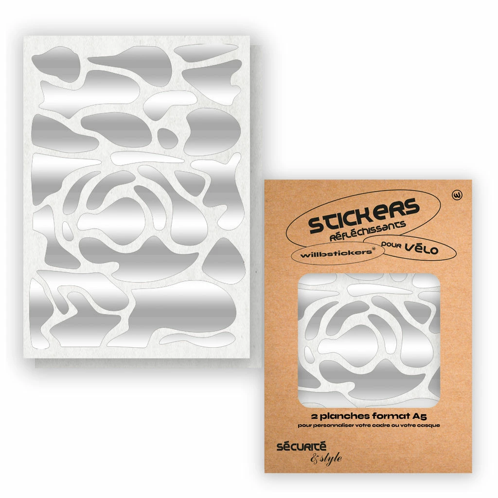 Stickers Réfléchissants Pour Cadre De Vélo Motif Camo Will B – Image 3