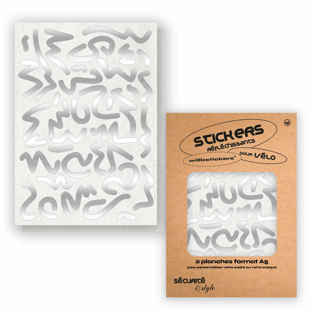 Stickers Réfléchissants Pour Cadre De Vélo Motif Louvre Will B – Image 7