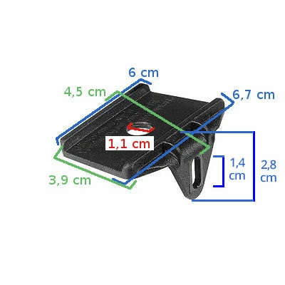 Hebie Support Contre Plaque Pour Béquille Centrale – Image 3